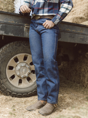 Seager Autry Jean Raw Indigo Blue Denim Men’s Bottom Bottoms Jeans Cotton Straight Relaxed Fit Athens GA Georgia Kempt Menswear Store Near Me