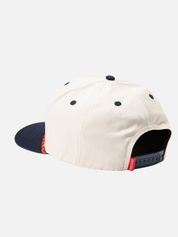 Seager Branded Snapback Hat Cream Navy Athens GA Georgia Kempt Menswear Store Near Me