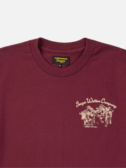 Seager Los Rios Tee Graphic T-Shirt Burgundy Red SS Short Sleeve Men’s Tops for Men Athens GA Georgia Kempt Menswear Store Near Me