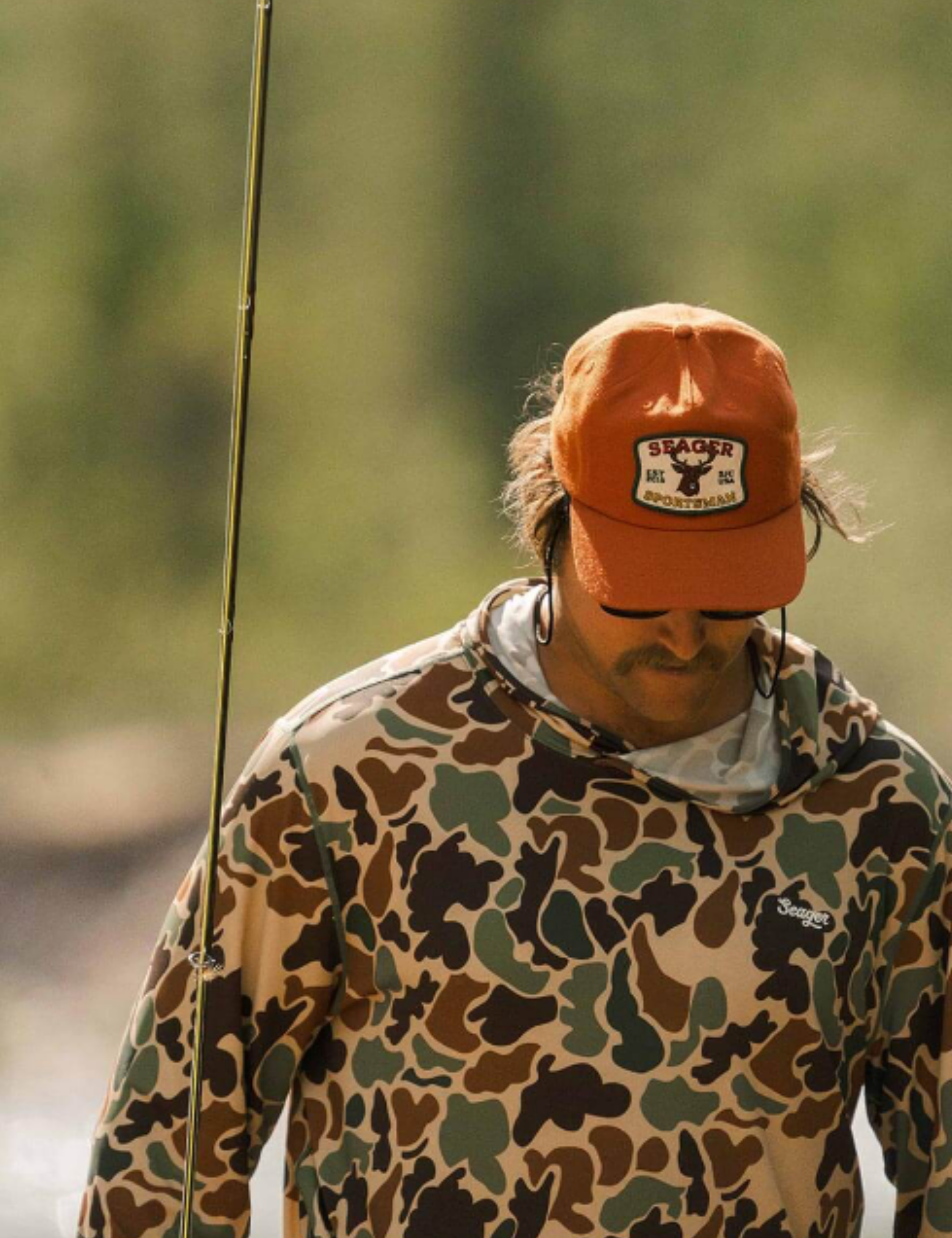 Seager Sportsman Snapback Hats for Men Men’s Hat Accessories Orange Hunting Burnt Orange Clay Athens GA Georgia Kempt Menswear Store Near Me