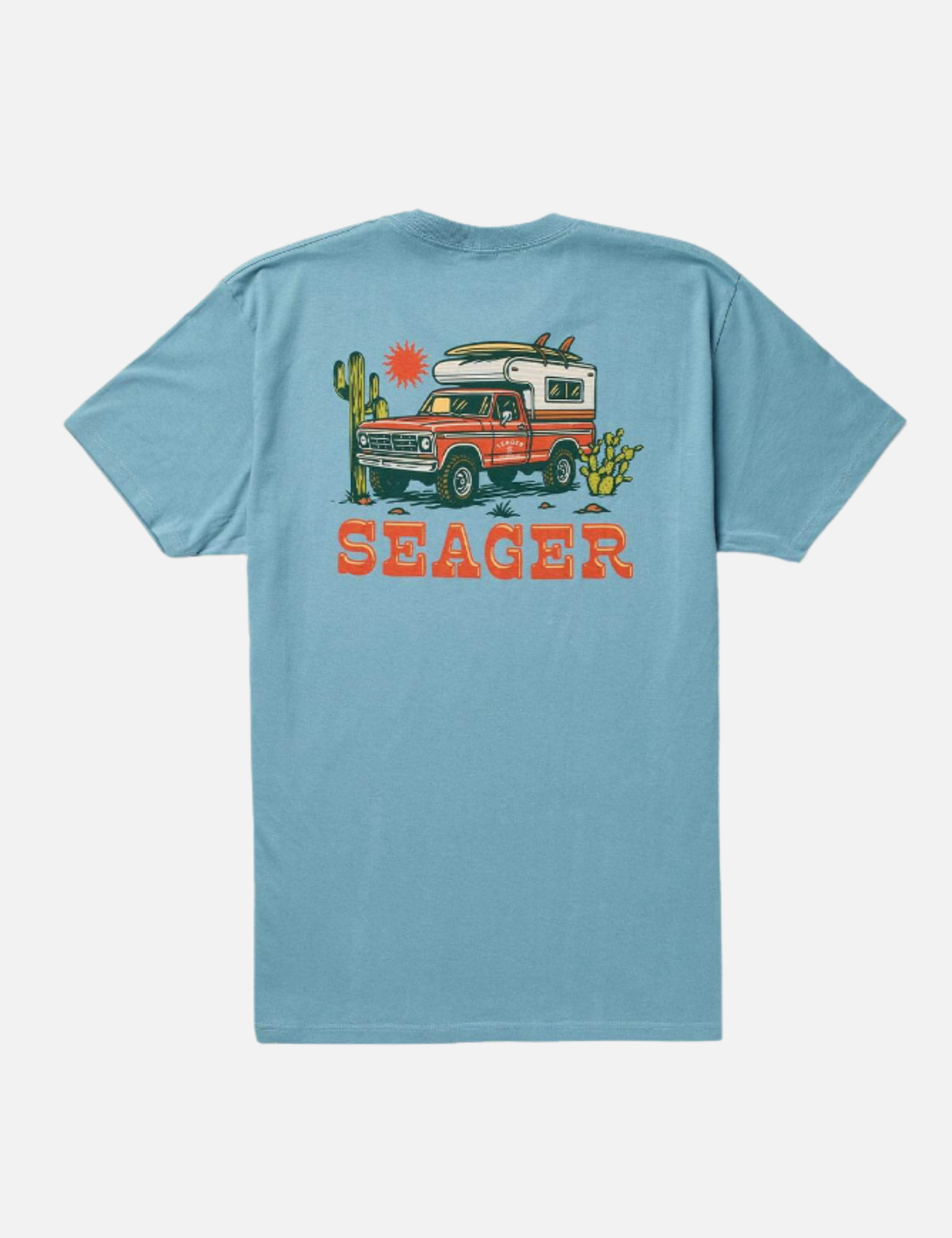 Seager Baja Tee Ocean Breeze Blue Back Graphic T-Shirt Tee Men’s Tops for Men Athens GA Georgia Kempt Menswear Store Near Me