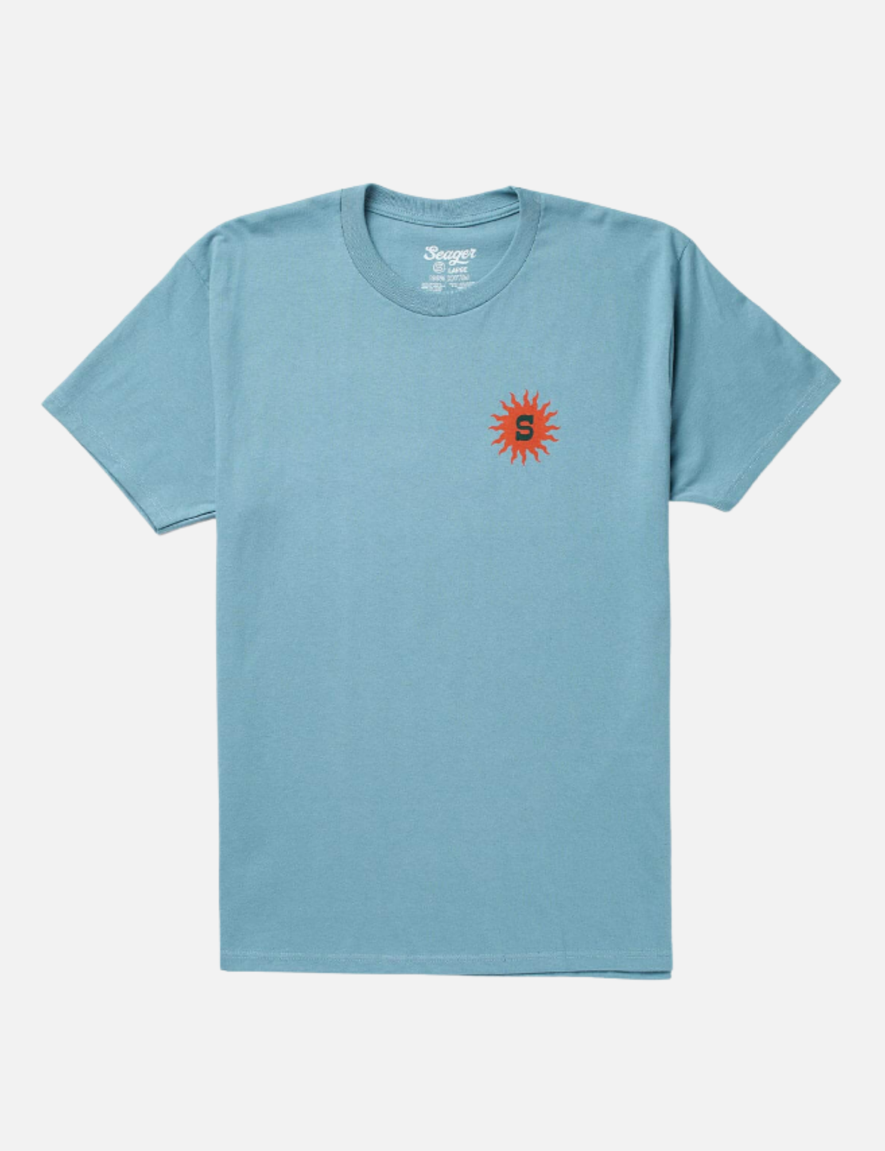 Seager Baja Tee Ocean Breeze Blue Back Graphic T-Shirt Tee Men’s Tops for Men Athens GA Georgia Kempt Menswear Store Near Me