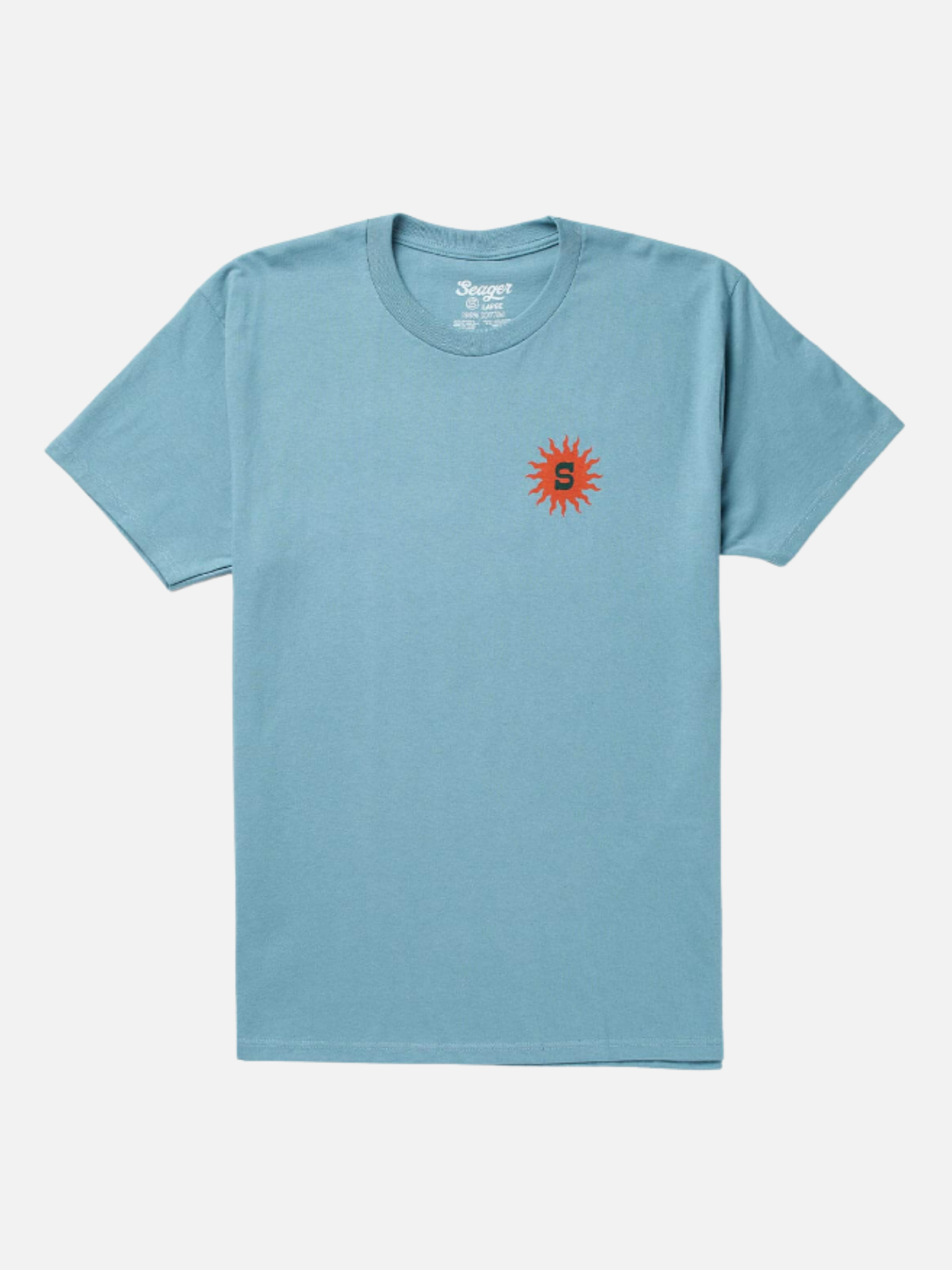 Seager Baja Tee Ocean Breeze Blue Back Graphic T-Shirt Tee Men’s Tops for Men Athens GA Georgia Kempt Menswear Store Near Me