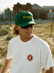 Seager Big Twill Snapback Hat Olive Green Hats for Men Seager Western Brand Athens GA Georgia Kempt Menswear Store Near Me