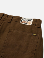 Seager Bison Canvas Cotton Shorts Tobacco Brown Chocolate 6 7 inch inseam Utility Pockets Men’s Shorts for Men Summer Bottoms for Guys Seager Western Brand Athens GA Georgia Kempt Menswear Store Near Me