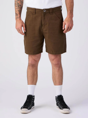 Seager Bison Canvas Cotton Shorts Tobacco Brown Chocolate 6 7 inch inseam Utility Pockets Men’s Shorts for Men Summer Bottoms for Guys Seager Western Brand Athens GA Georgia Kempt Menswear Store Near Me