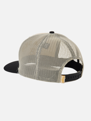 Seager Branded Trucker Snapback Black Cream Yellow Men’s Seager Hats Accessories for Guys Gifts for Him Athens GA Georgia Kempt Menswear Store Near Me 