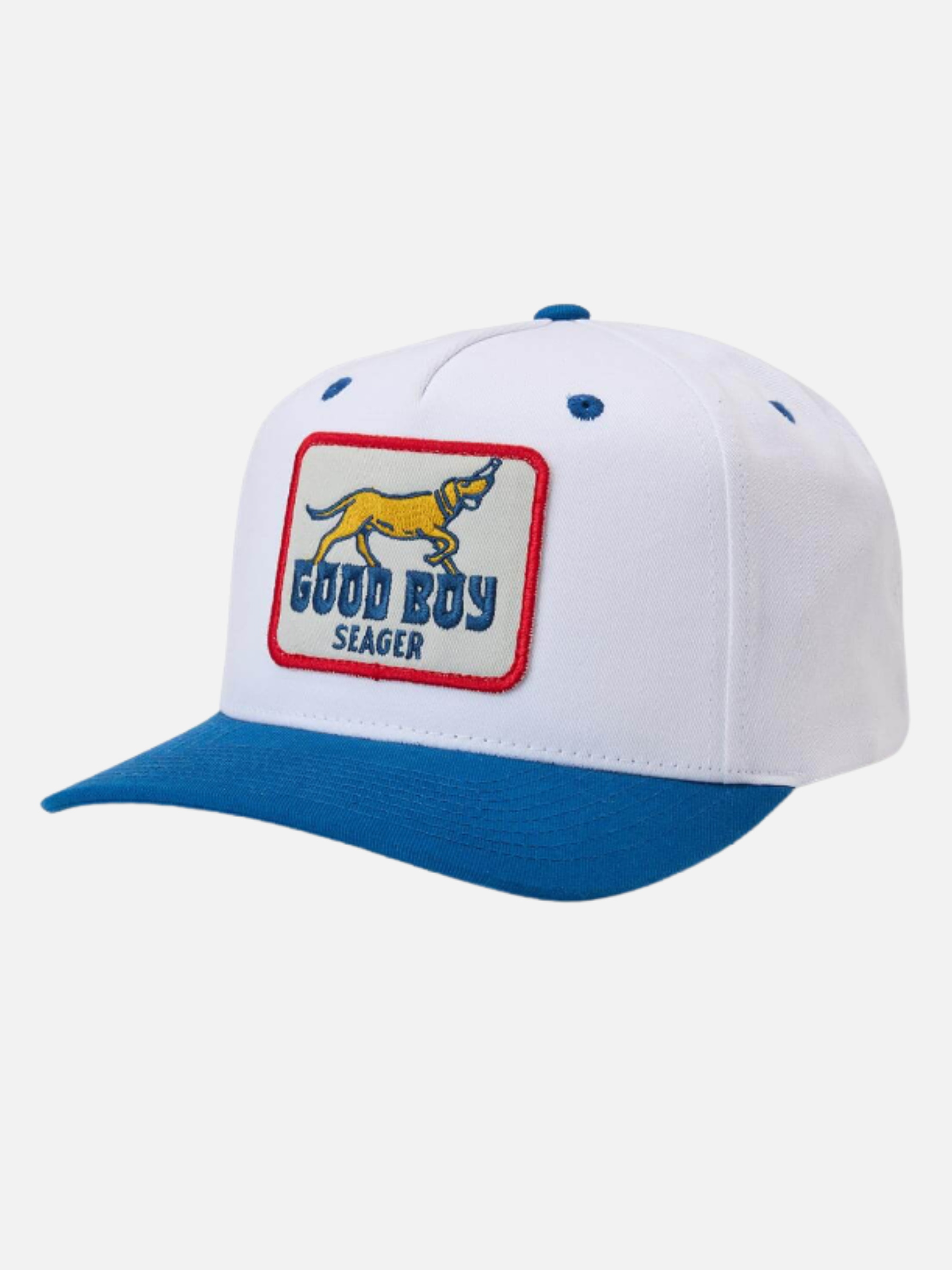 Seager Good Boy Snapback Hat Cream Blue Hats for Men Seager Western Brand Athens GA Georgia Kempt Menswear Store Near Me