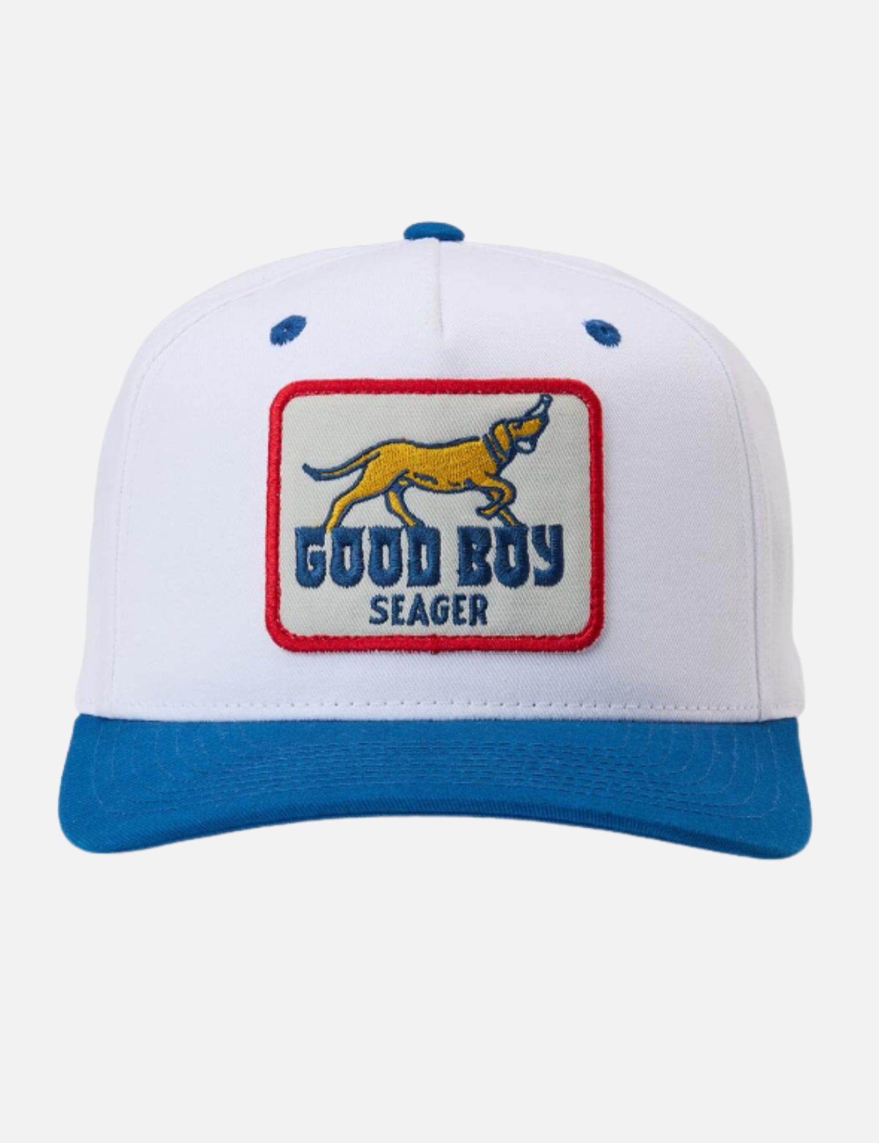 Seager Good Boy Snapback Hat Cream Blue Hats for Men Seager Western Brand Athens GA Georgia Kempt Menswear Store Near Me