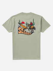 Seager Long Ride Tee Desert Green Graphic T-Shirt for Men Back and Chest Graphics Men’s Tops for Men Seager Western Brand Athens GA Georgia Kempt Menswear Store Near Me