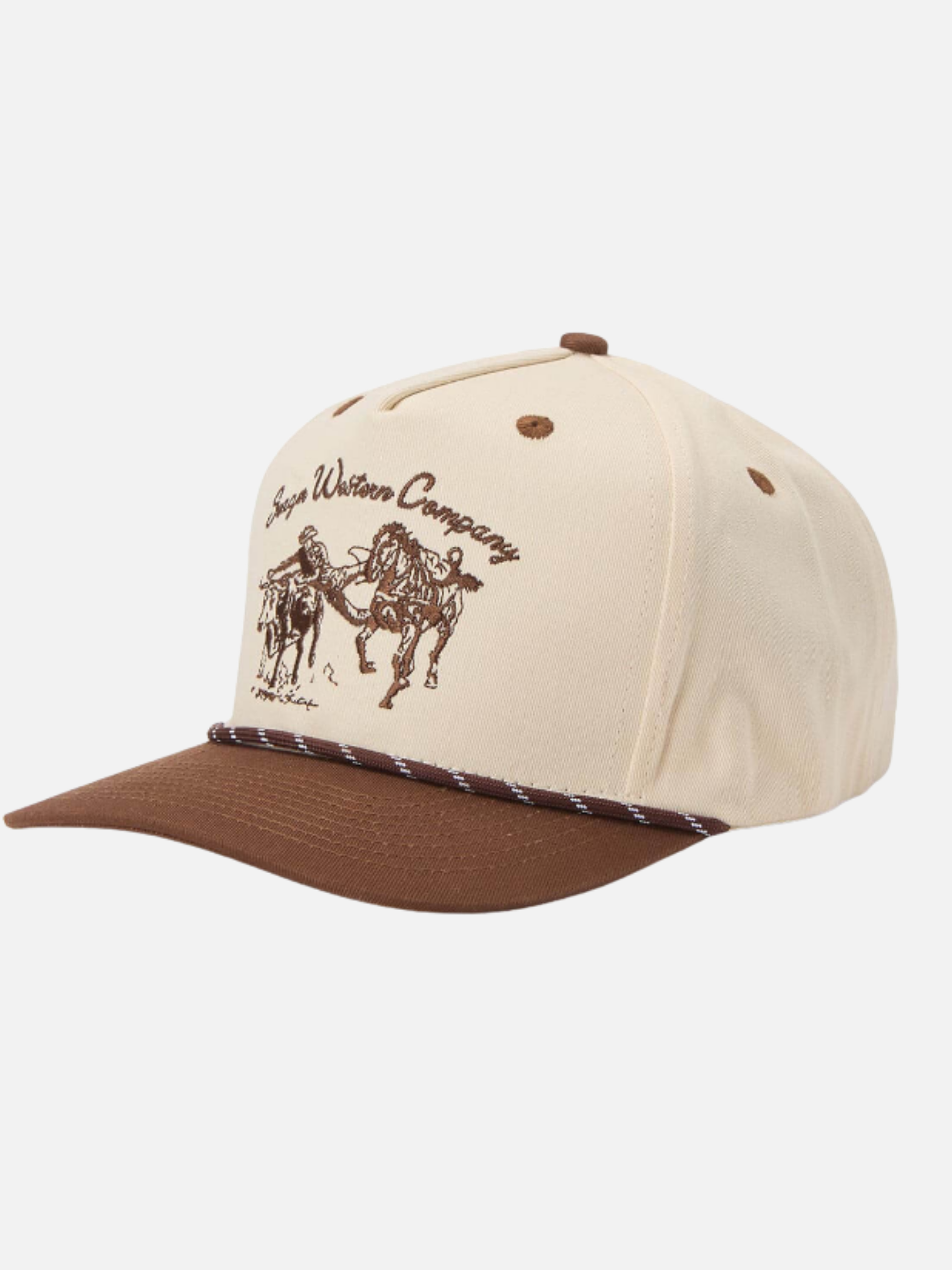 Seager Los Rios Canvas Snapback Cream Brown Men’s Seager Hats Accessories for Guys Gifts for Him Athens GA Georgia Kempt Menswear Store Near Me 