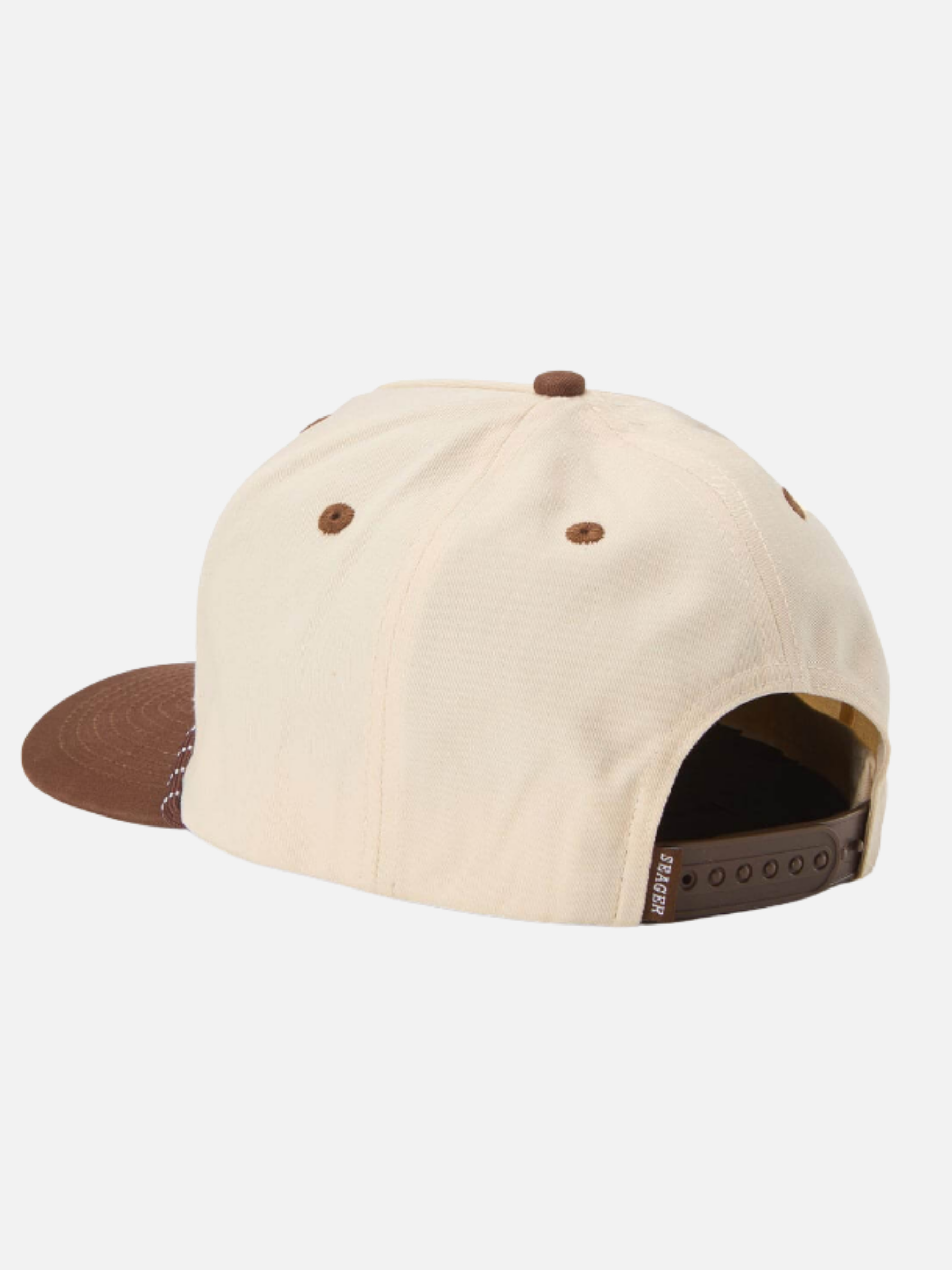 Seager Los Rios Canvas Snapback Cream Brown Men’s Seager Hats Accessories for Guys Gifts for Him Athens GA Georgia Kempt Menswear Store Near Me 