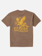 Seager Premium Reserve Tee Pigment Brown Graphic T-Shirt for Men Back and Chest Graphics Men’s Tops for Men Seager Western Brand Athens GA Georgia Kempt Menswear Store Near Me