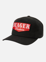 Seager Rodeo Series Snapback Black Red Men’s Seager Hats Accessories for Guys Gifts for Him Athens GA Georgia Kempt Menswear Store Near Me 