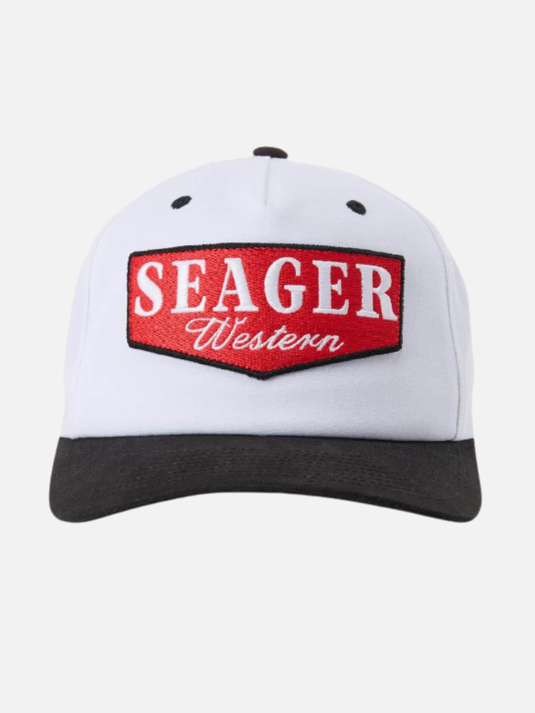 Seager Rodeo Series Snapback White Black Red Men’s Seager Hats Accessories for Guys Gifts for Him Athens GA Georgia Kempt Menswear Store Near Me 