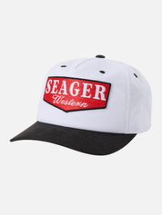 Seager Rodeo Series Snapback White Black Red Men’s Seager Hats Accessories for Guys Gifts for Him Athens GA Georgia Kempt Menswear Store Near Me 