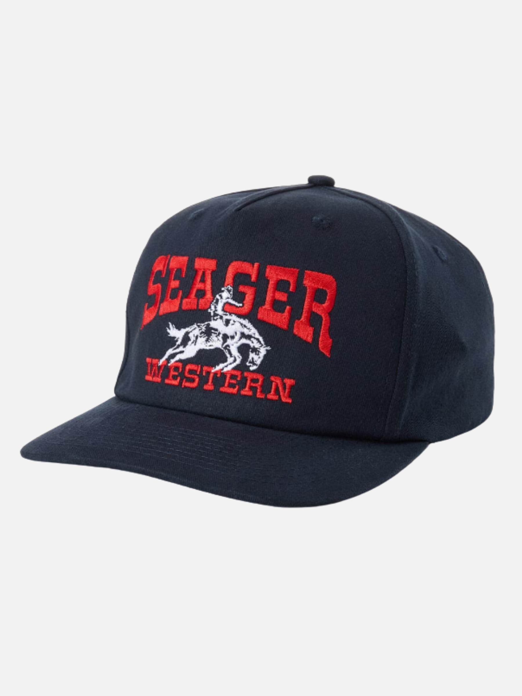 Seager Rodeo Snapback Navy Blue Red Men’s Seager Hats Accessories for Guys Gifts for Him Athens GA Georgia Kempt Menswear Store Near Me 