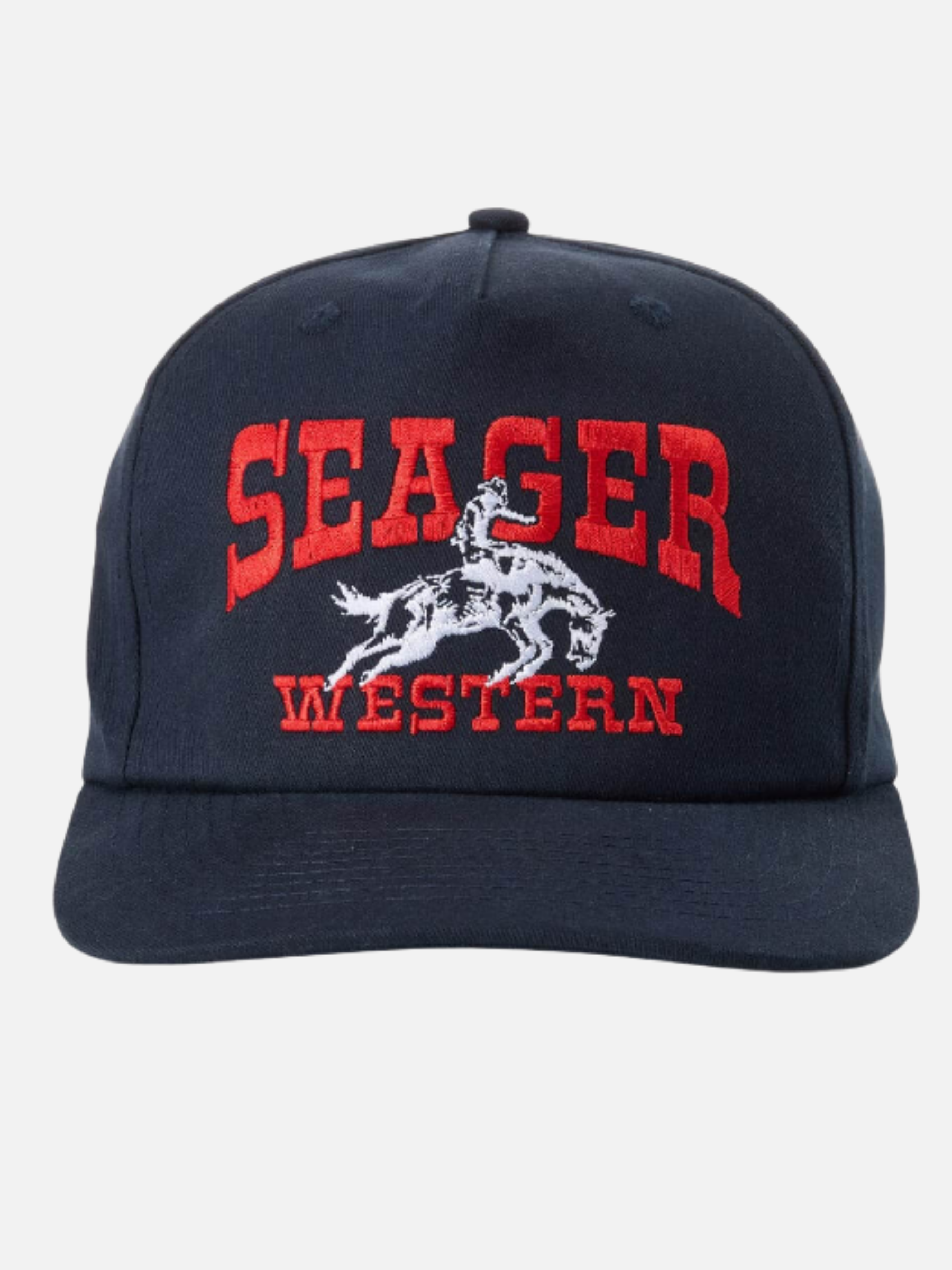 Seager Rodeo Snapback Navy Blue Red Men’s Seager Hats Accessories for Guys Gifts for Him Athens GA Georgia Kempt Menswear Store Near Me 