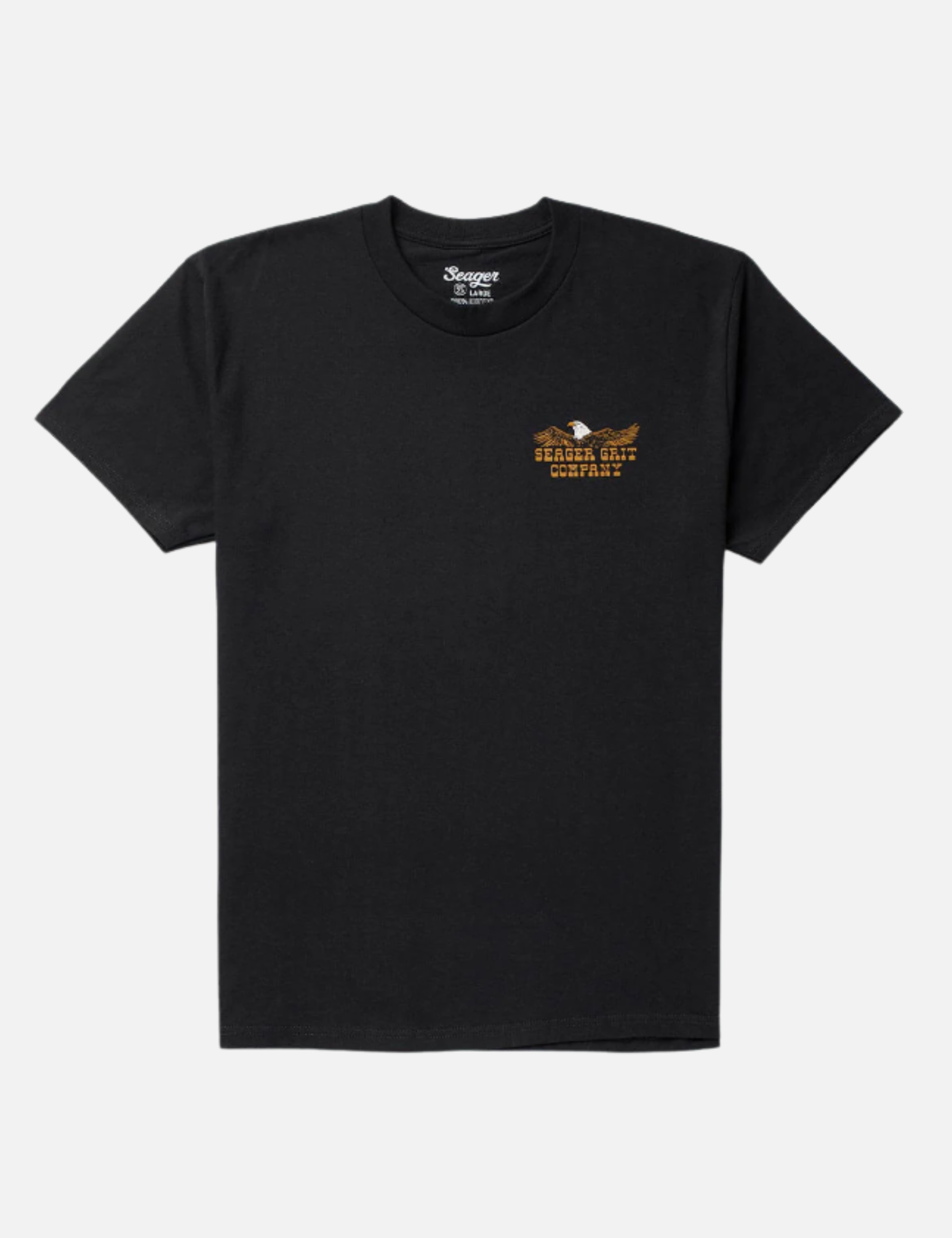 Seager SGR Big Rig Graphic T-Shirt Black  Vintage Style Tee Shirt for Men Spring Summer Men’s Back Graphic Shirt Seager Western Brand Athens GA Georgia Kempt Menswear Store Near Me