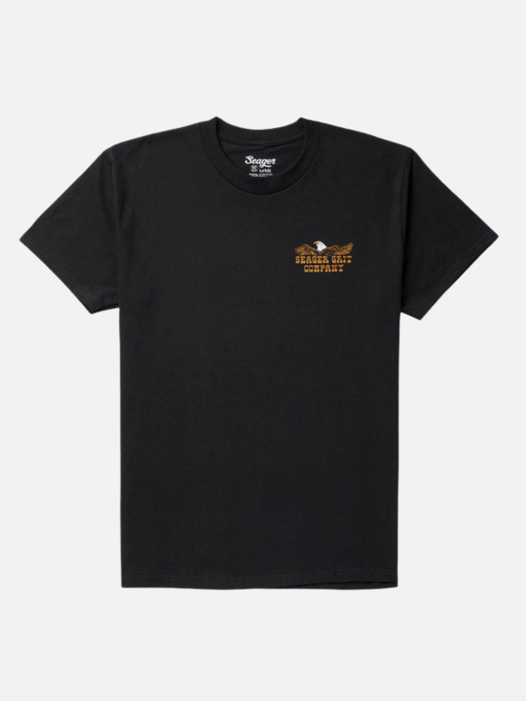 Seager SGR Big Rig Graphic T-Shirt Black  Vintage Style Tee Shirt for Men Spring Summer Men’s Back Graphic Shirt Seager Western Brand Athens GA Georgia Kempt Menswear Store Near Me