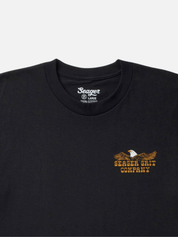 Seager SGR Big Rig Graphic T-Shirt Black  Vintage Style Tee Shirt for Men Spring Summer Men’s Back Graphic Shirt Seager Western Brand Athens GA Georgia Kempt Menswear Store Near Me