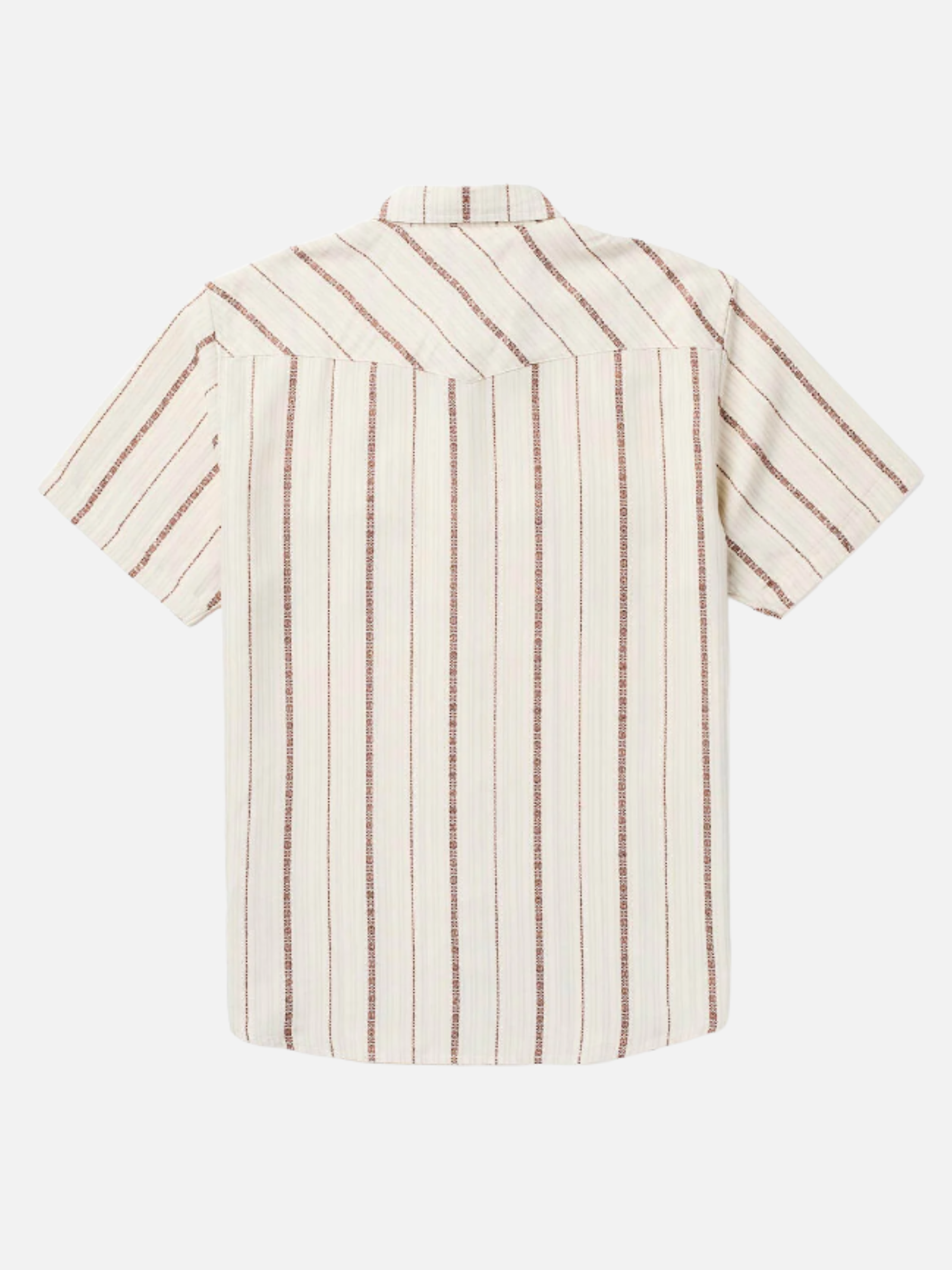 Seager Sawtoof Azteca Shirt Button Down Men’s Top Aztec Print SS Short Sleeve Shirt for Men Cream Red Athens GA Georgia Kempt Menswear Store Near Me