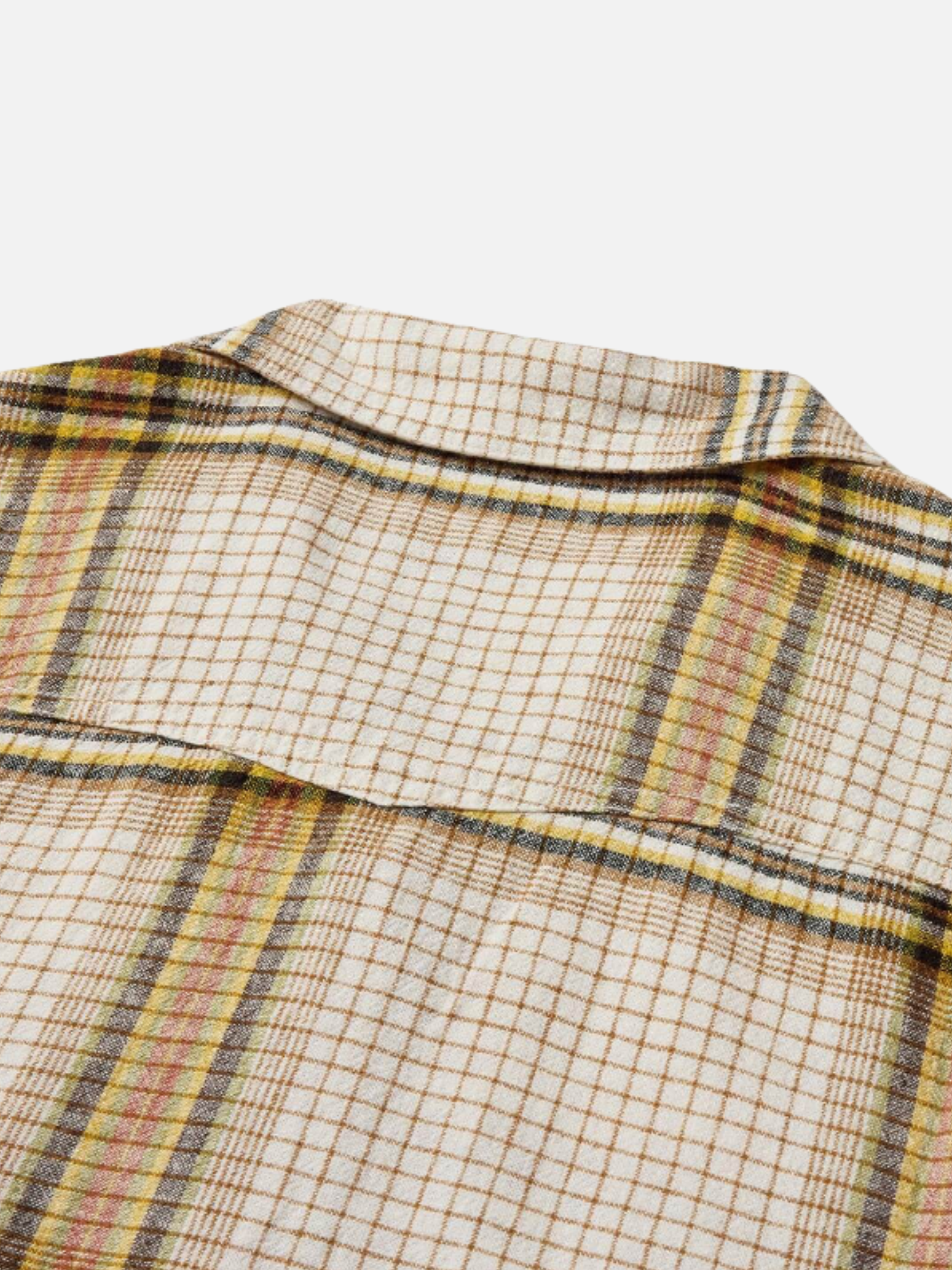 Seager Whippersnapper Short Sleeve Shirt Button Up Collared Men’s Top for Men White Wash Grid Plaid Multicolor Tops for Guys Spring Summer Athens GA Georgia Kempt Menswear Store Near Me