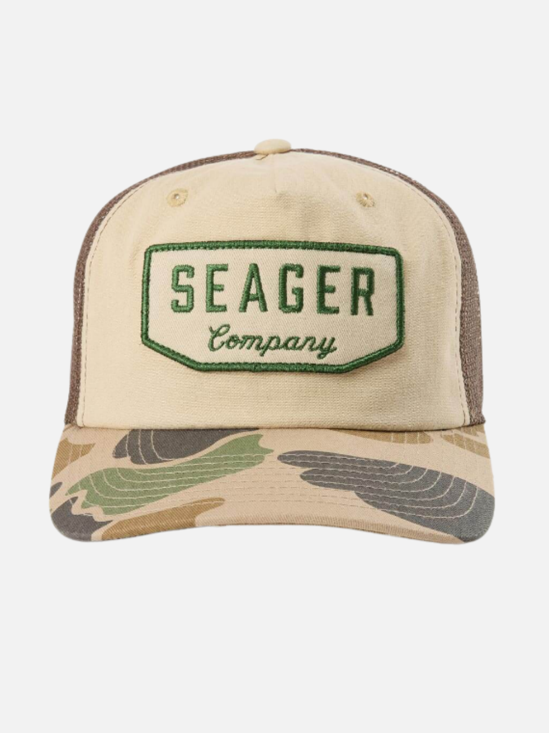 Seager Wilson Mesh Snapback Duck Camo Men’s Seager Hats Accessories for Guys Gifts for Him Athens GA Georgia Kempt Menswear Store Near Me 