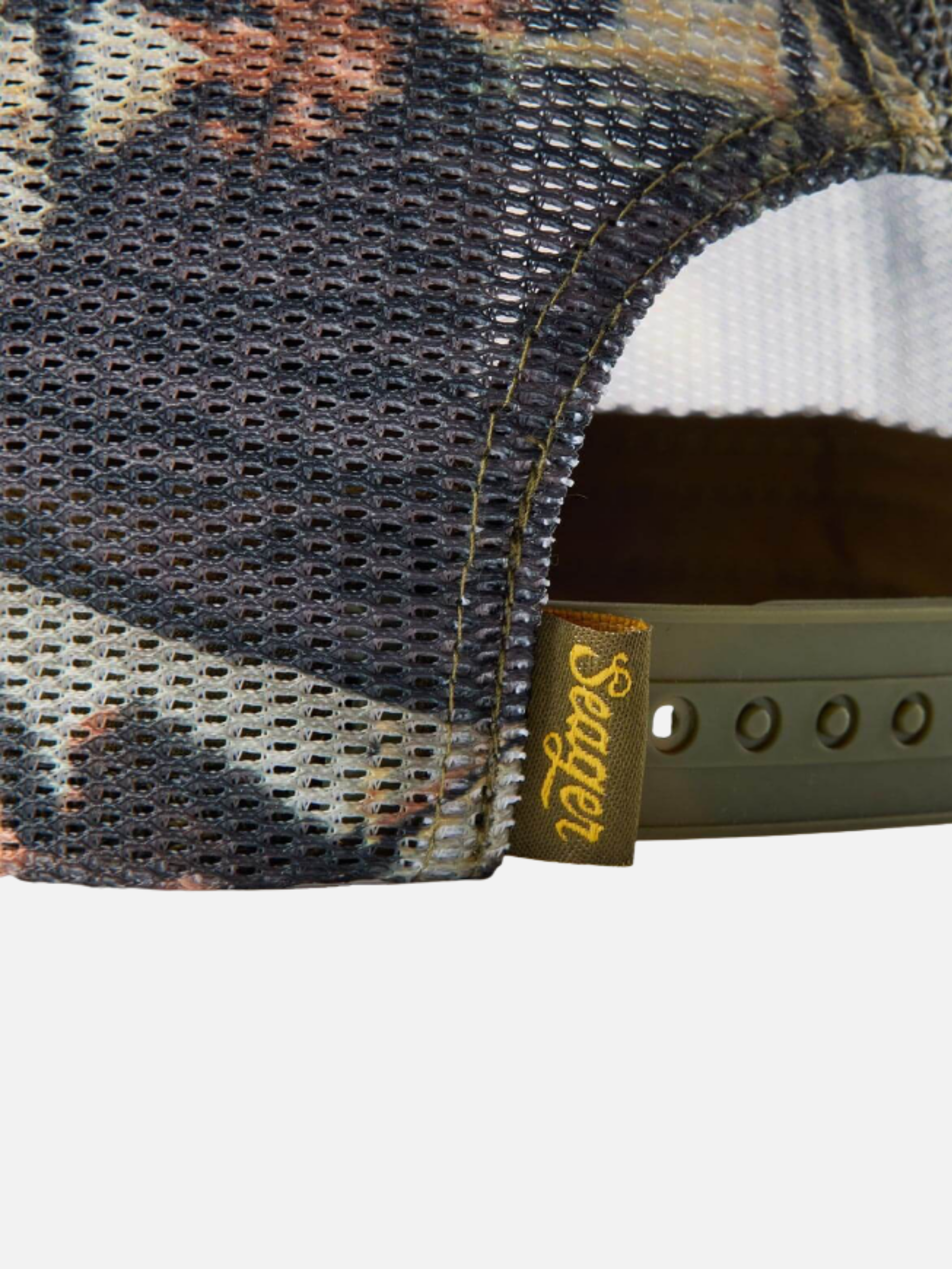 Seager Wingspan Trucker Snapback Camo Woodland Men’s Seager Hats Accessories for Guys Gifts for Him Athens GA Georgia Kempt Menswear Store Near Me 