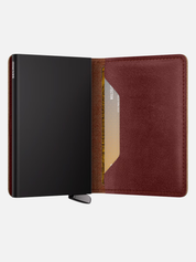 Secrid Premium Slimwallet Basco Leather Brown Premium Cardholder Men’s Wallets for Men Athens GA Georgia Kempt Menswear Store Near Me