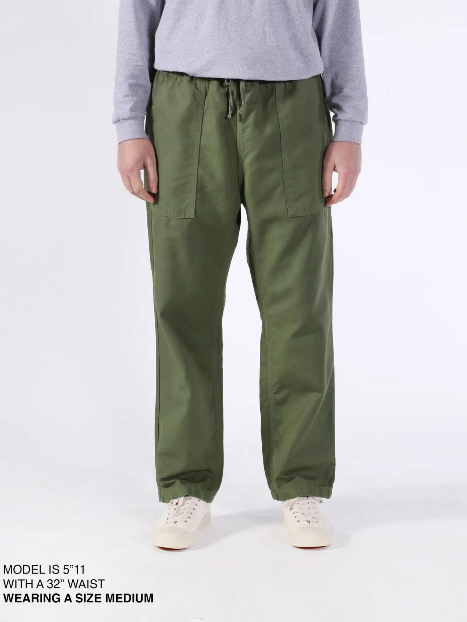 thirtytwo SERVICE PANT CLAY Mサイズ Service Works Canvas Chef Pant - Olive – Kempt