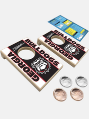 University of Georgia UGA Bulldog Pocket Coinhole Tabletop Tailgate Miniature Family Boardgame Gift For Husband Friends Dad Boyfriend Student Athens GA Georgia Kempt Menswear Store Near Me