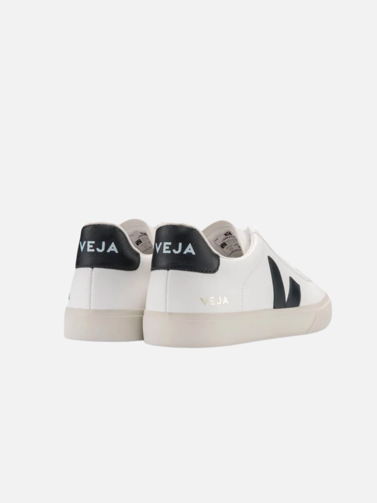 VEJA Sneaker Campo Leather Extra White Black Kempt Athens Georgia Mens Womens UGA White Leather Shoe