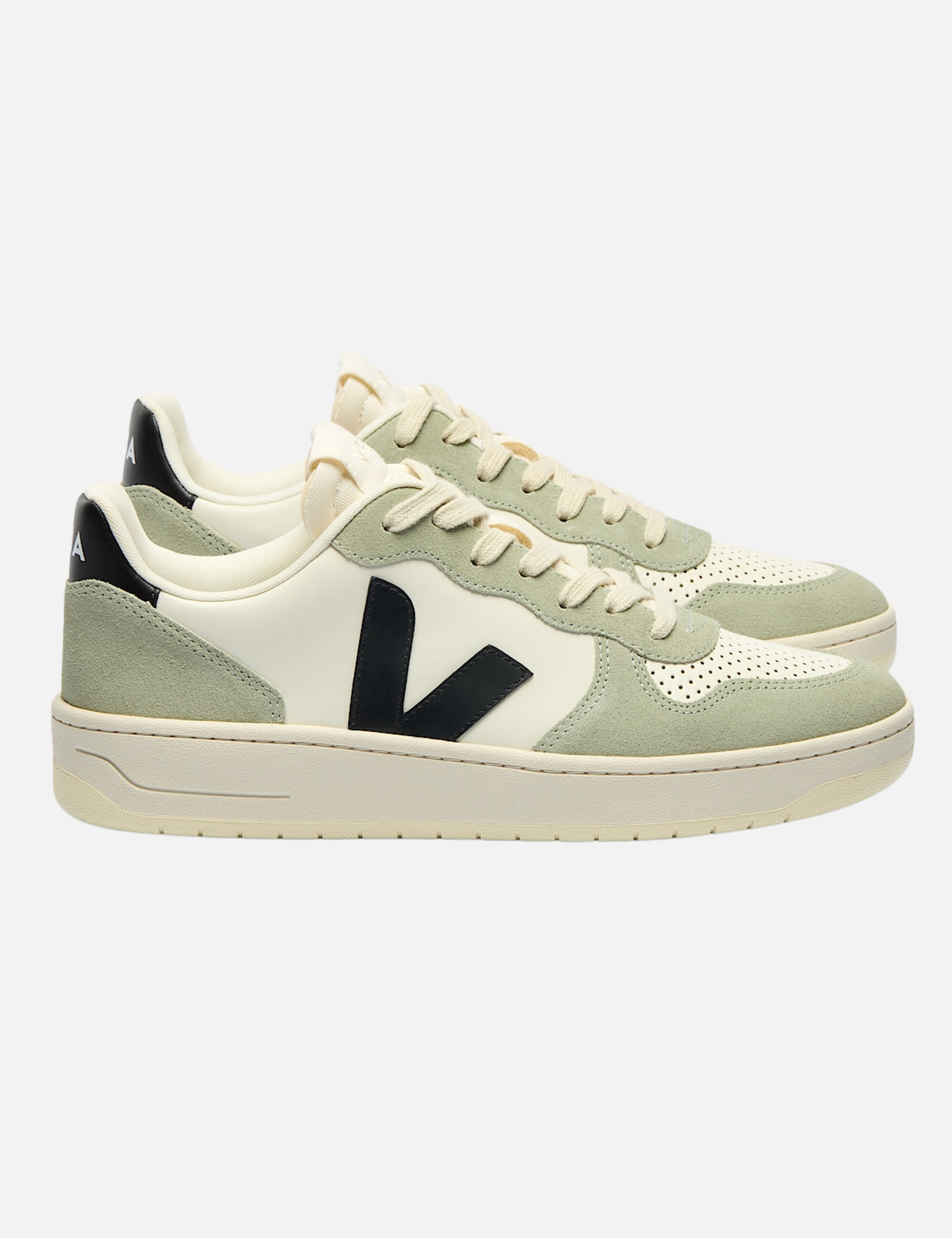 Veja V-10 Leather Sneaker Pure Black Clay Unisex Trainer Style Shoe Athens Ga Georgia Kempt Menswear Store Near Me