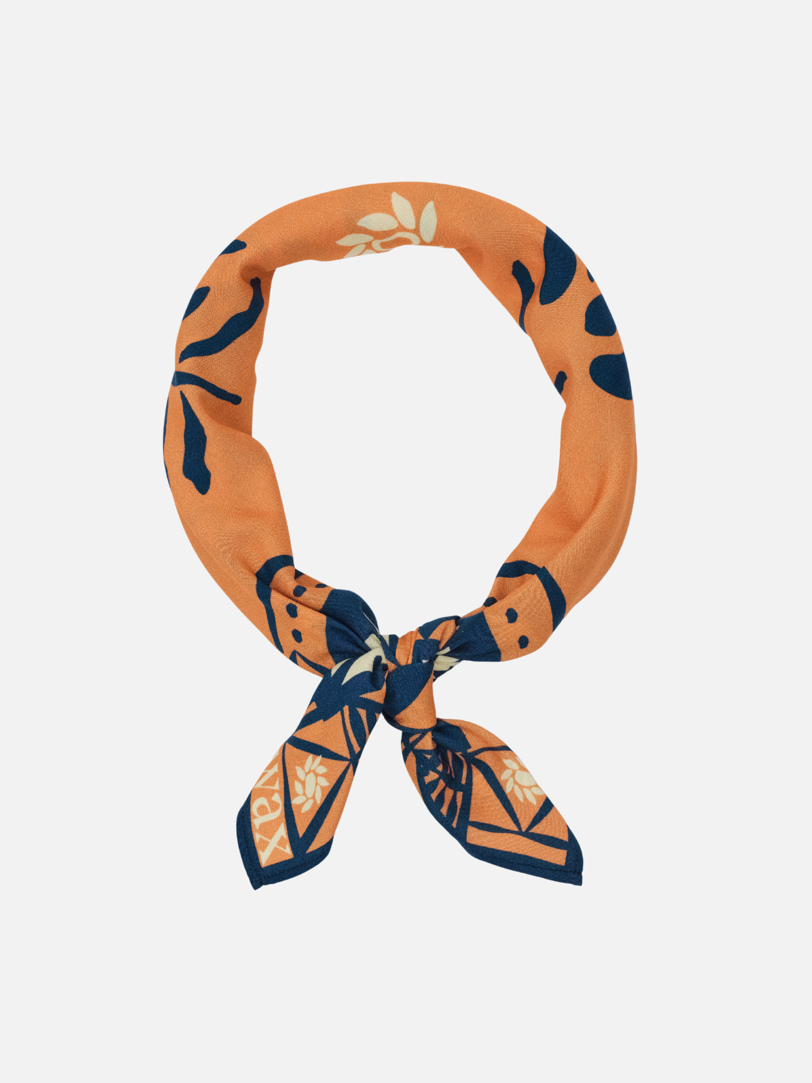 Wax Sloane Painted Flower Neckscarf