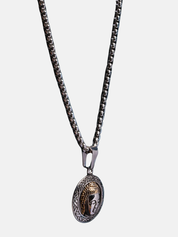 We Are All Smith Stainless Steel Buddha Head Pendant Necklace For Men Jewelry Accessories Men's Clothing Store Kempt Athens Georgia