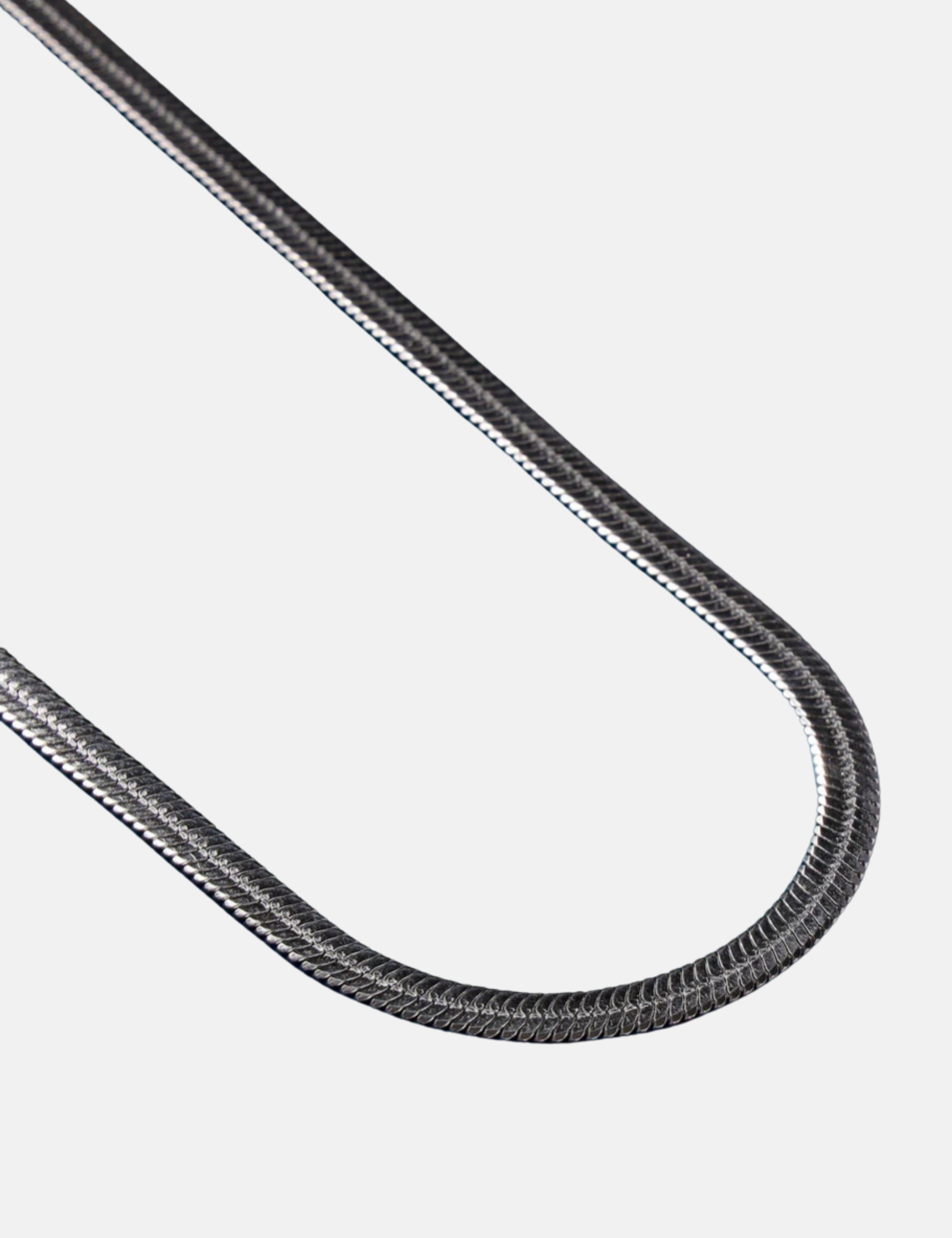 We Are All Smith Waterproof 5mm 316L Stainless Steel Herringbone Chain Necklace For Men 20" 22" Jewelry Accessories Men's Clothing Store Athens Georgia Kempt