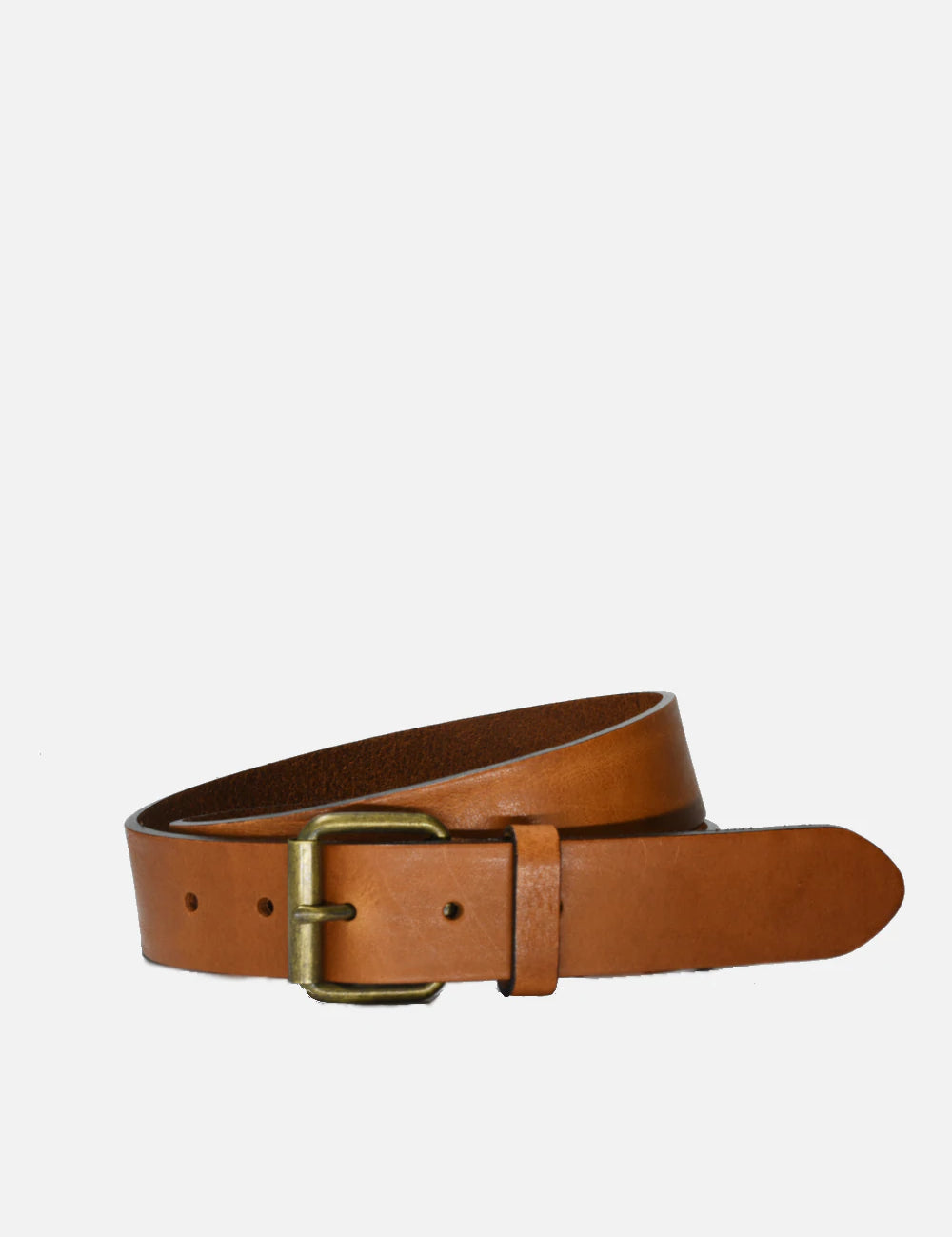 CuratedBasicsTanBrownBelt-BrassBuckle_1.webp